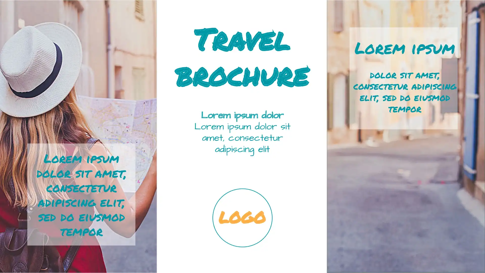 Travel Brochure Template for Google Slides