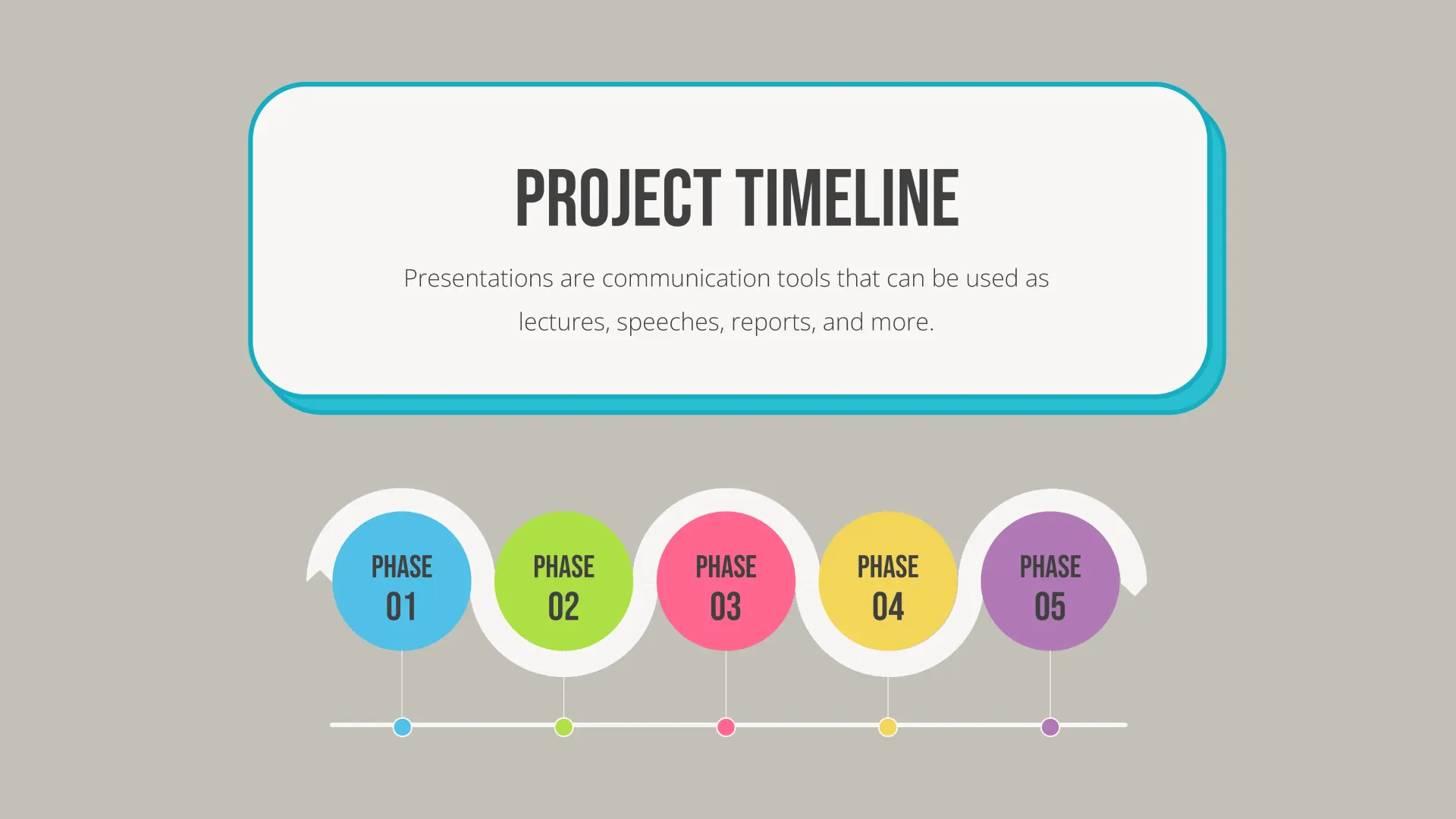 Project timeline template