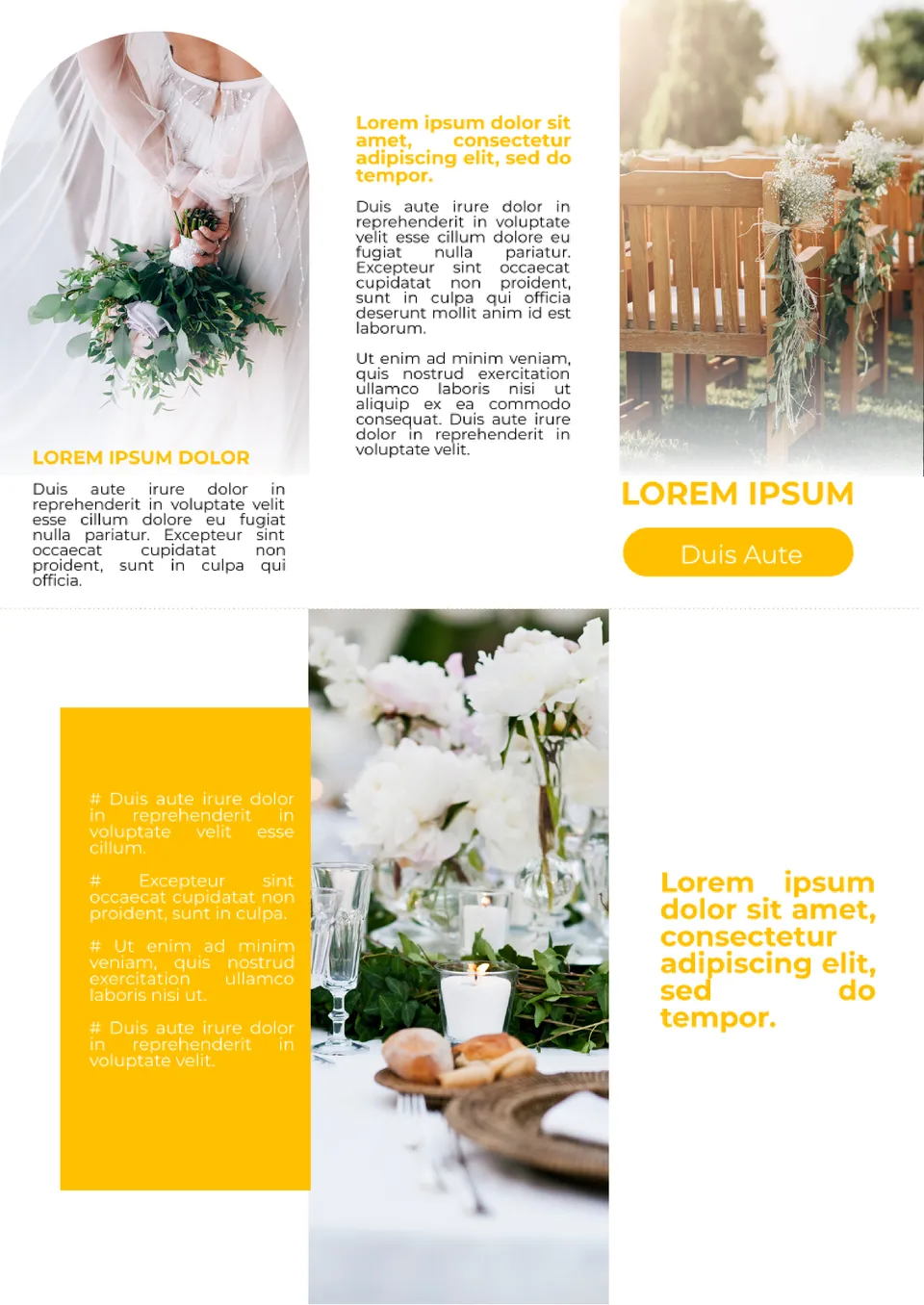 Wedding Brochure Template